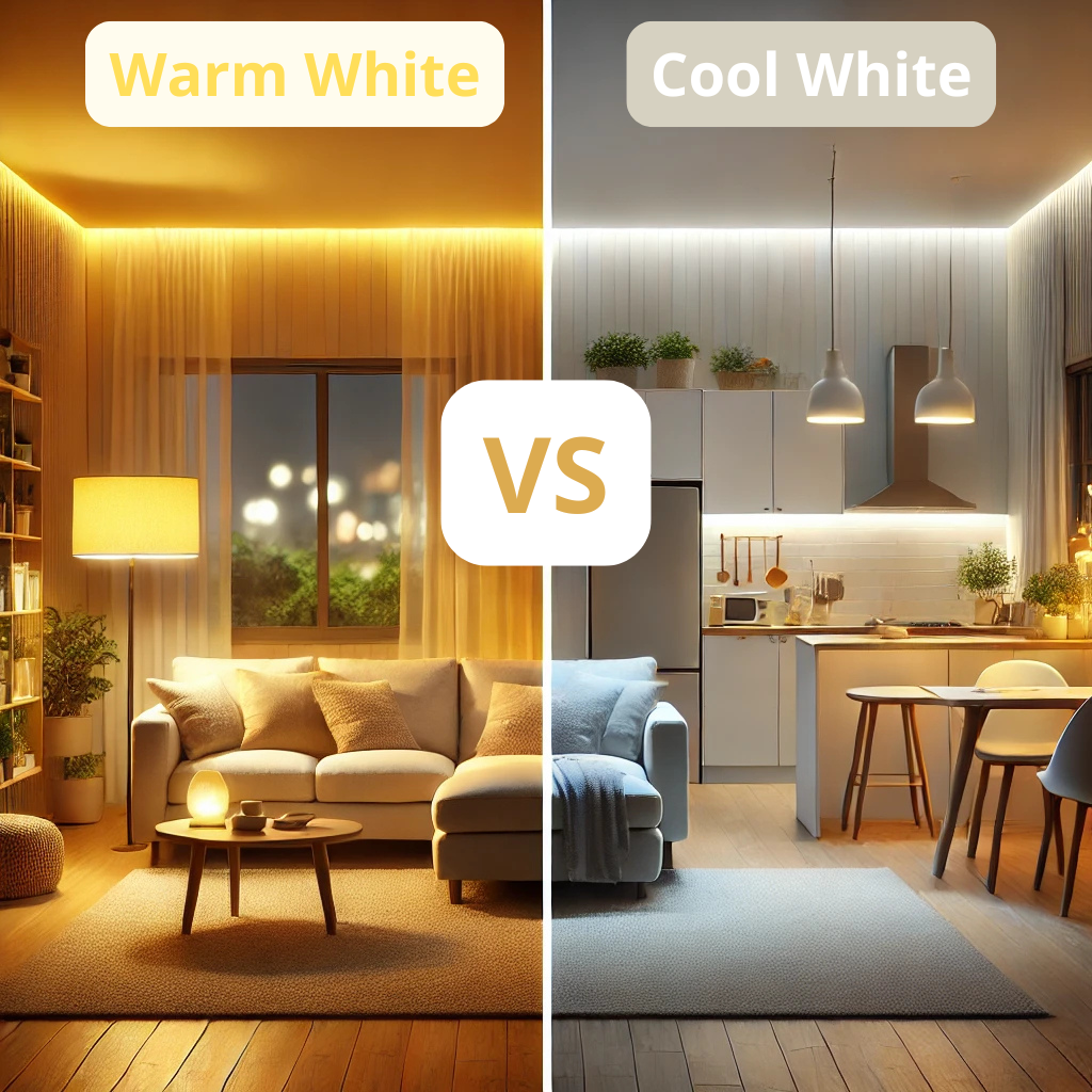 Warm White vs. Cool White LED Lights: How to Choose the Perfect Hue for Your Home